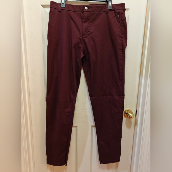 Lululemon burgundy ABC Pants - Picture 1 of 13